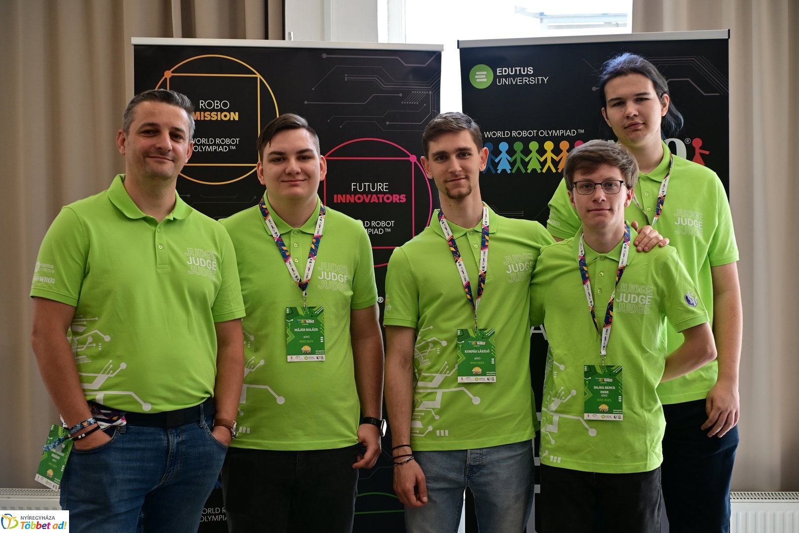 Robotika verseny az Inczédyben 2025 májusában