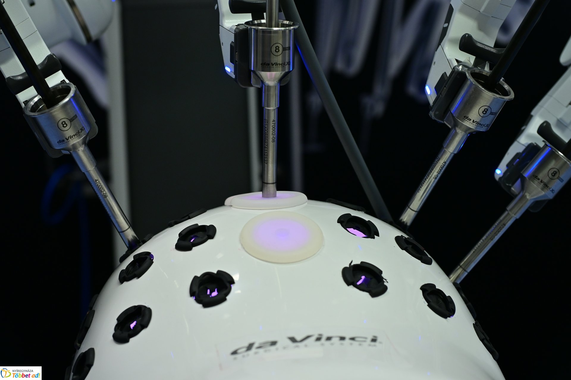 Robotsebészeti bemutató a Jósa András Kórházban 2025 márciusában