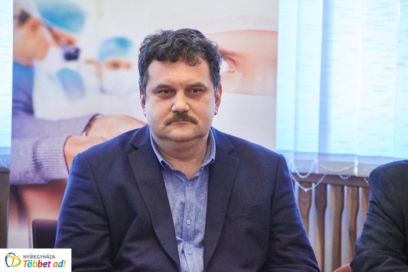 RocHUs projekt sajtótájékoztató a kórházban 