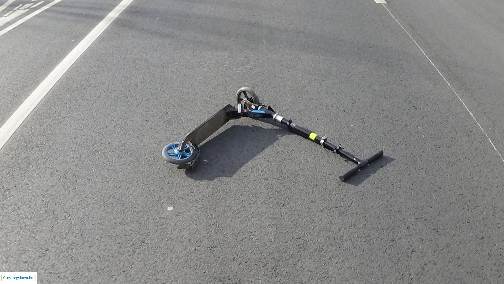 Rollerest gázoltak a Rákóczi utcán