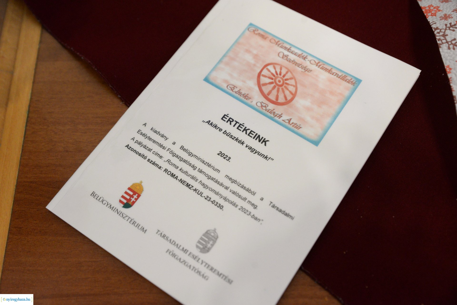 Roma Munkaadók és Munkavállalók Szövetségének díjátadója