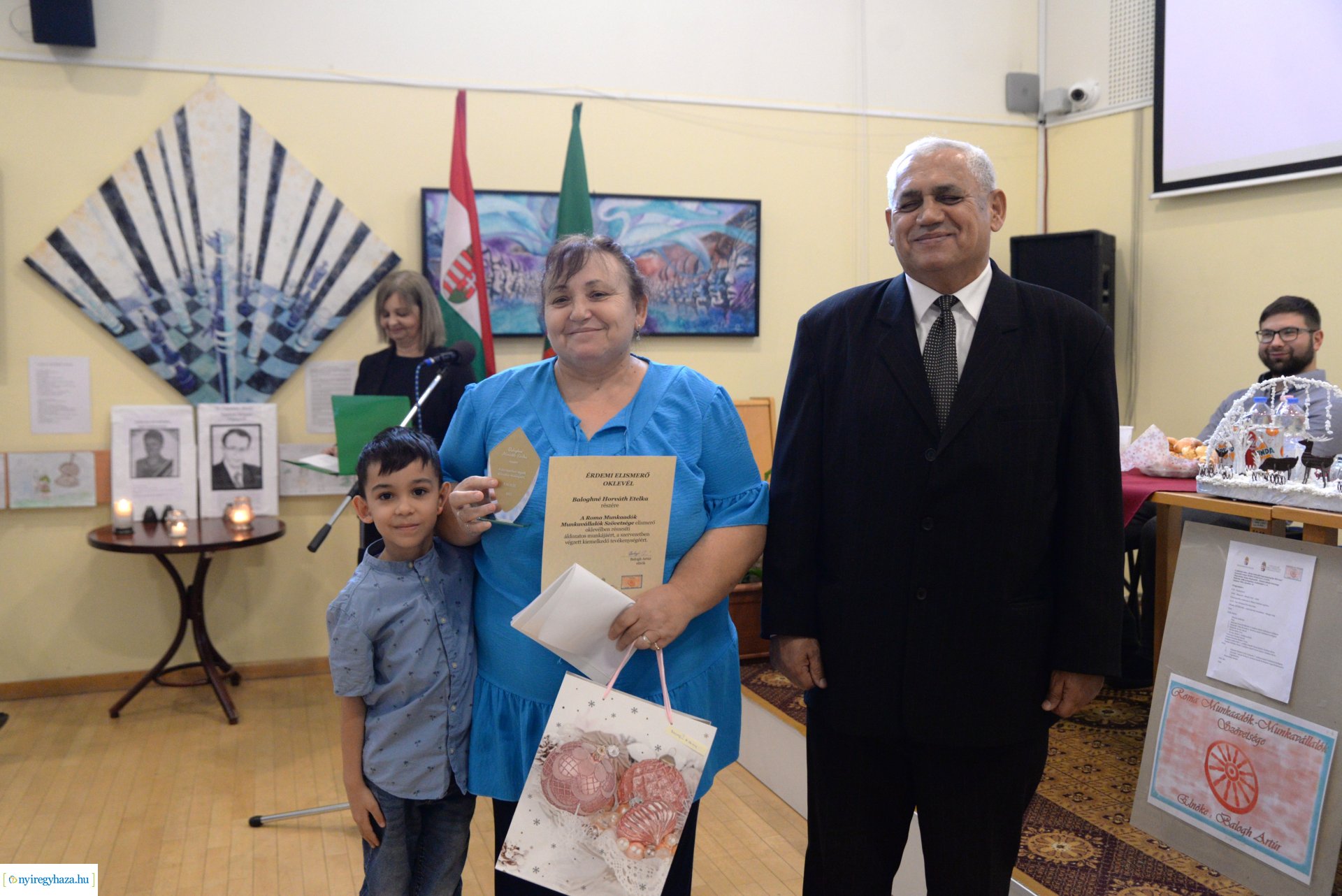 Roma Munkaadók és Munkavállalók Szövetségének díjátadója