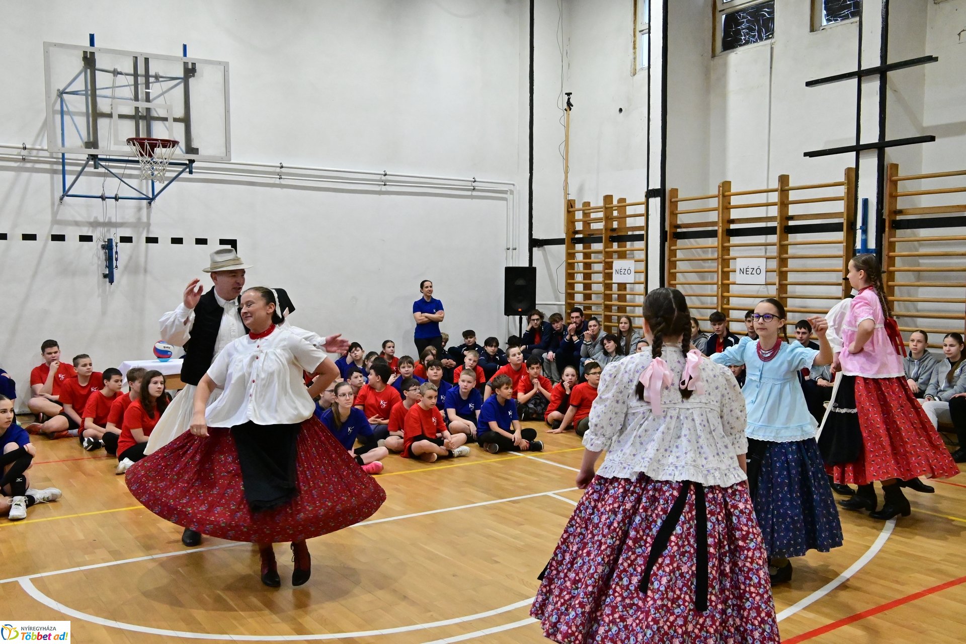 Röplabda mérkőzések a Kazinczy Ferenc iskolában