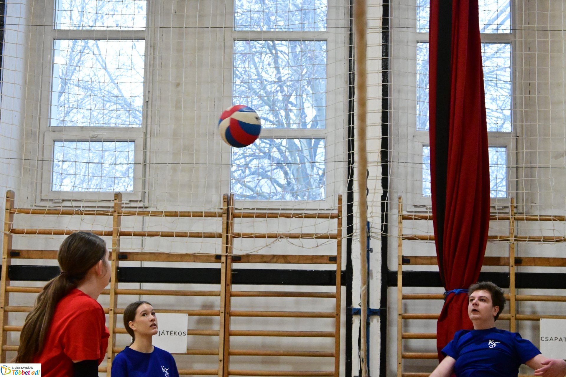 Röplabda mérkőzések a Kazinczy Ferenc iskolában