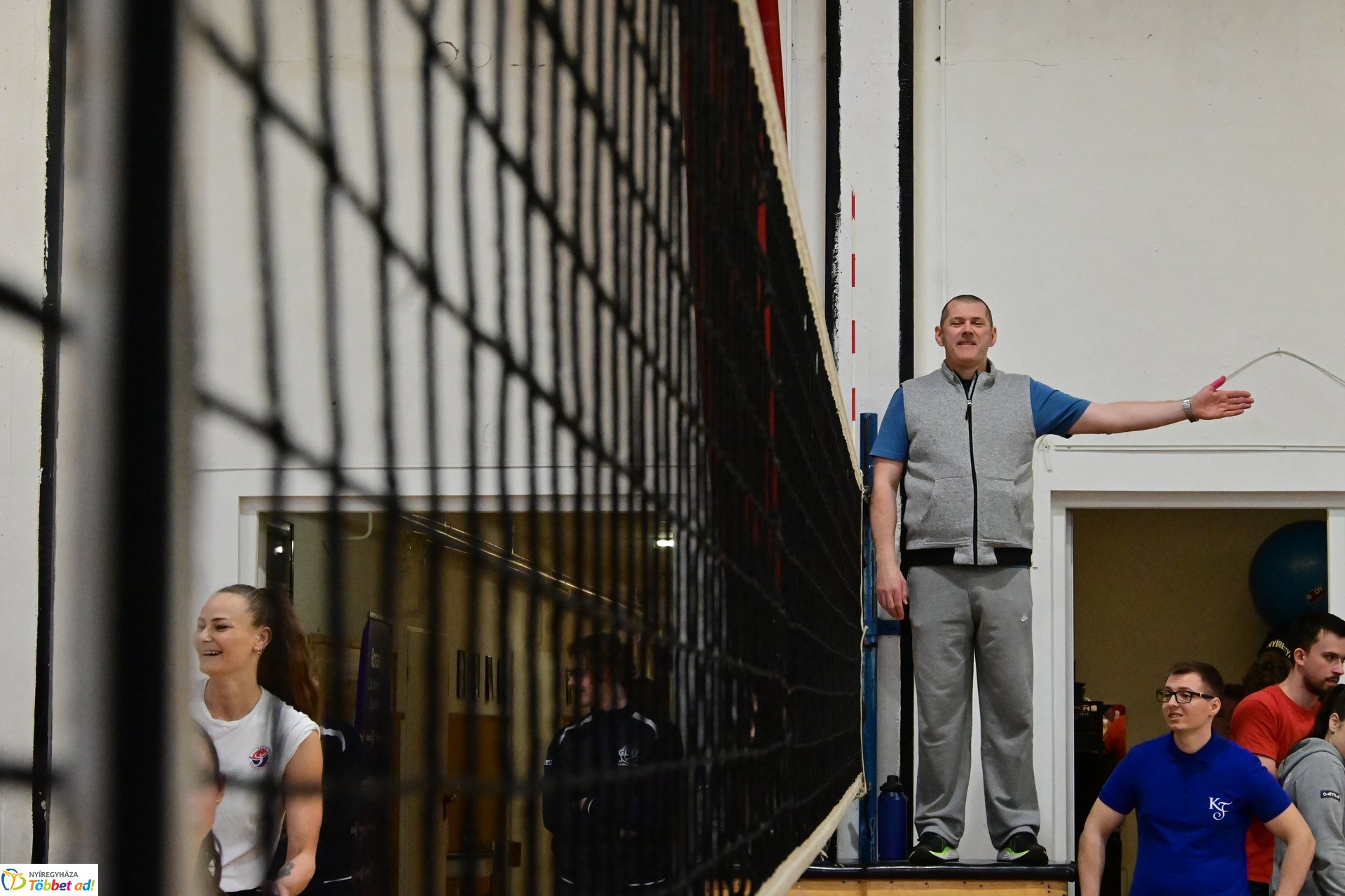 Röplabda mérkőzések a Kazinczy Ferenc iskolában