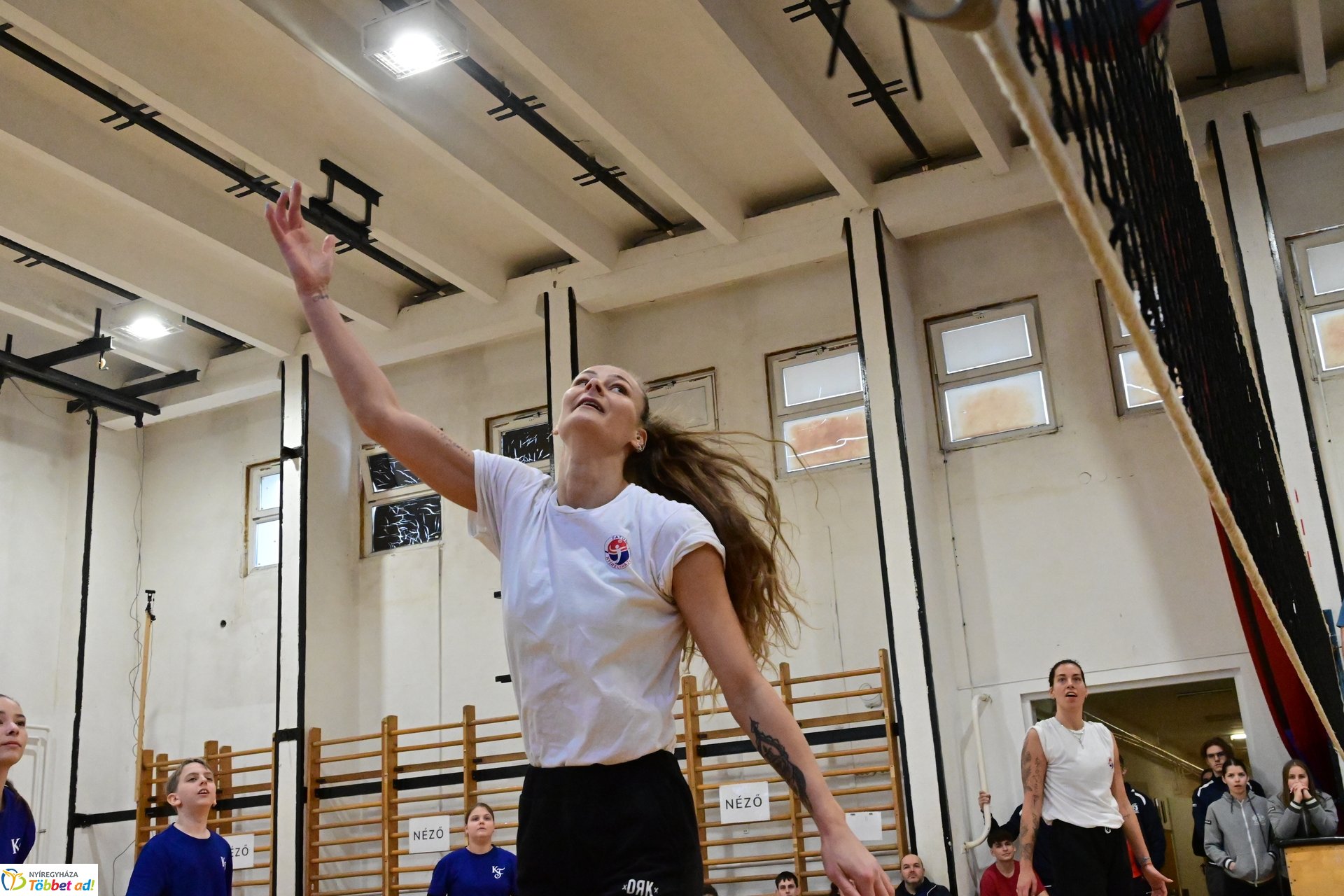 Röplabda mérkőzések a Kazinczy Ferenc iskolában