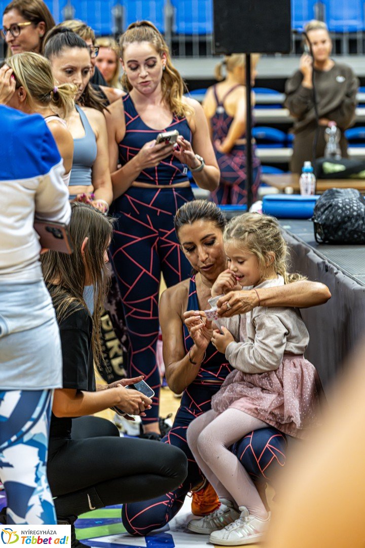 Rubint Réka Alakformáló órája a Continental Arénában az Európai Sporthét keretében