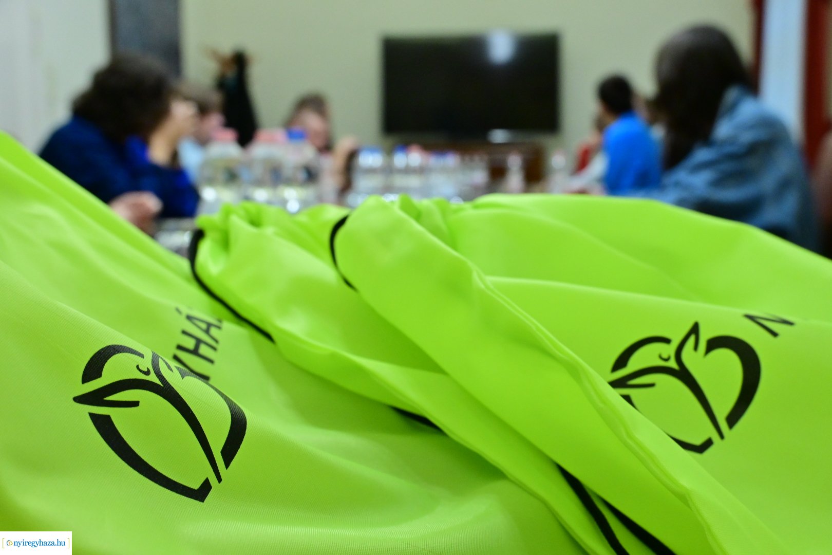 Rzeszówi diákok a Városházán 20241011