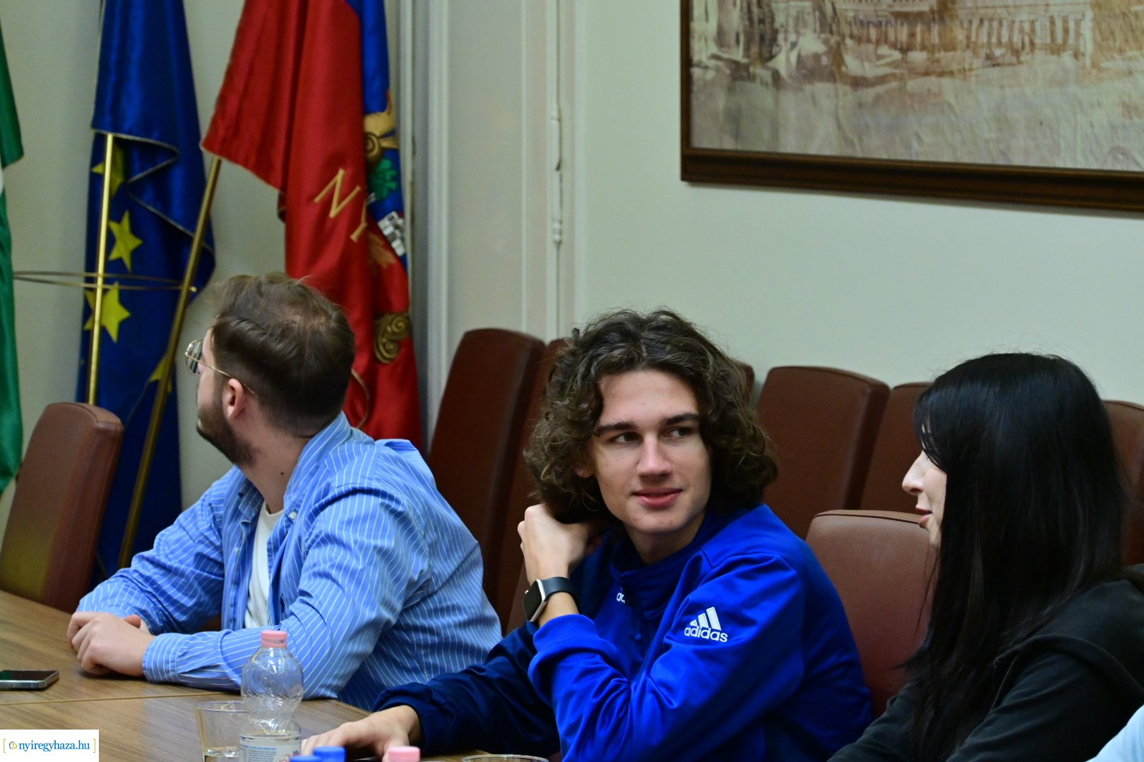 Rzeszówi diákok a Városházán 20241011