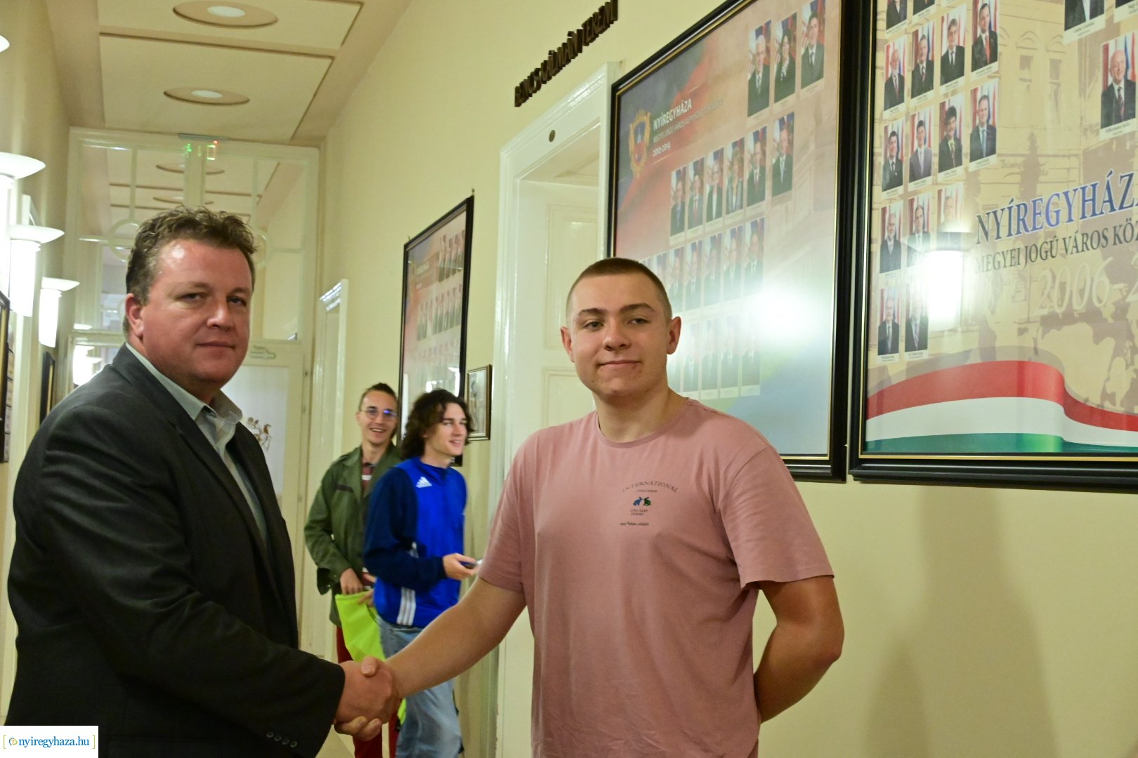 Rzeszówi diákok a Városházán 20241011