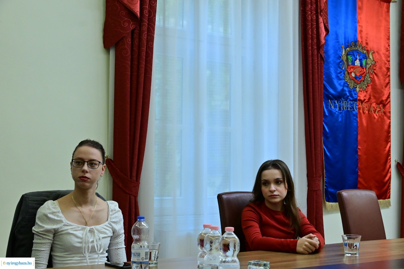 Rzeszówi diákok a Városházán 20241011