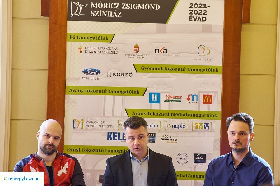 Sajtótájékoztató a Móricz Zsigmond Színházban