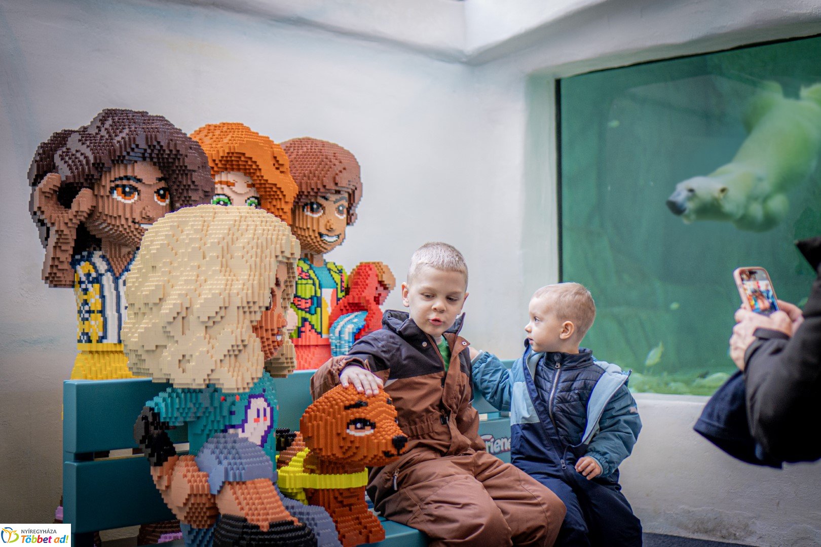 Sarkvidéki karácsony a LEGO gyárral a Nyíregyházi Állatparkban
