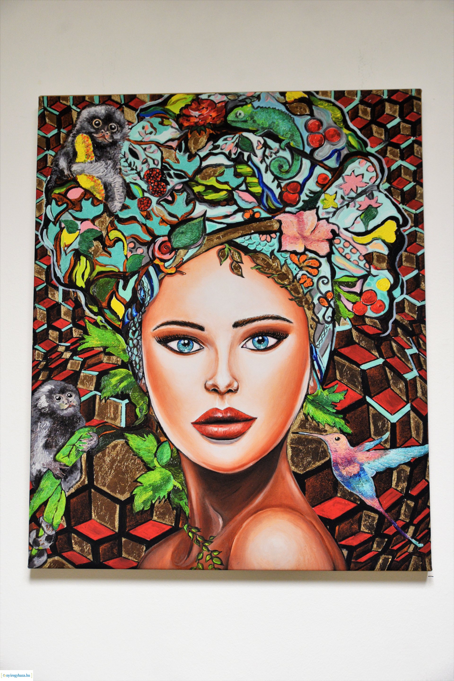 Sávolt Karolina festményei a Fül-Orr-Gégészeti Osztályon