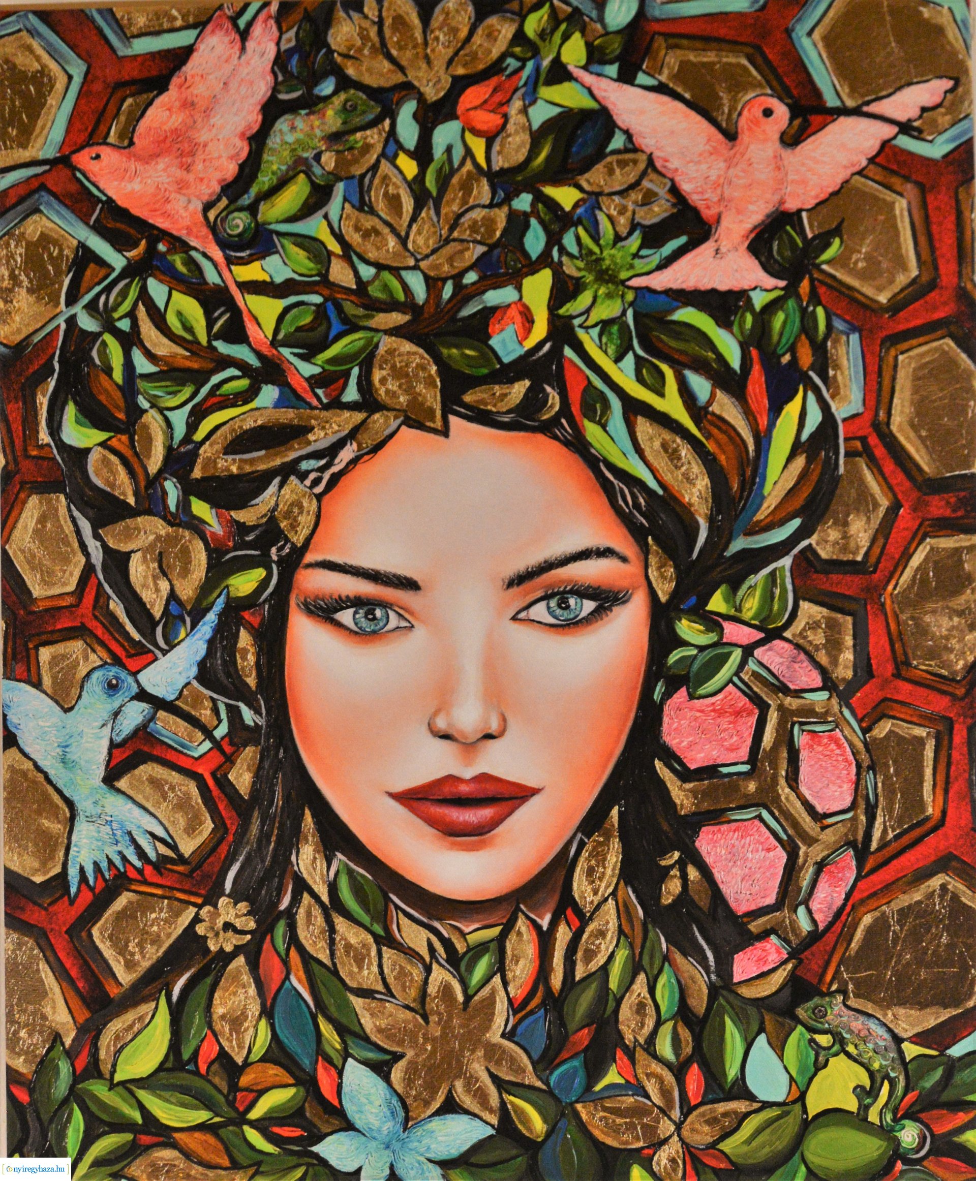 Sávolt Karolina festményei a Fül-Orr-Gégészeti Osztályon