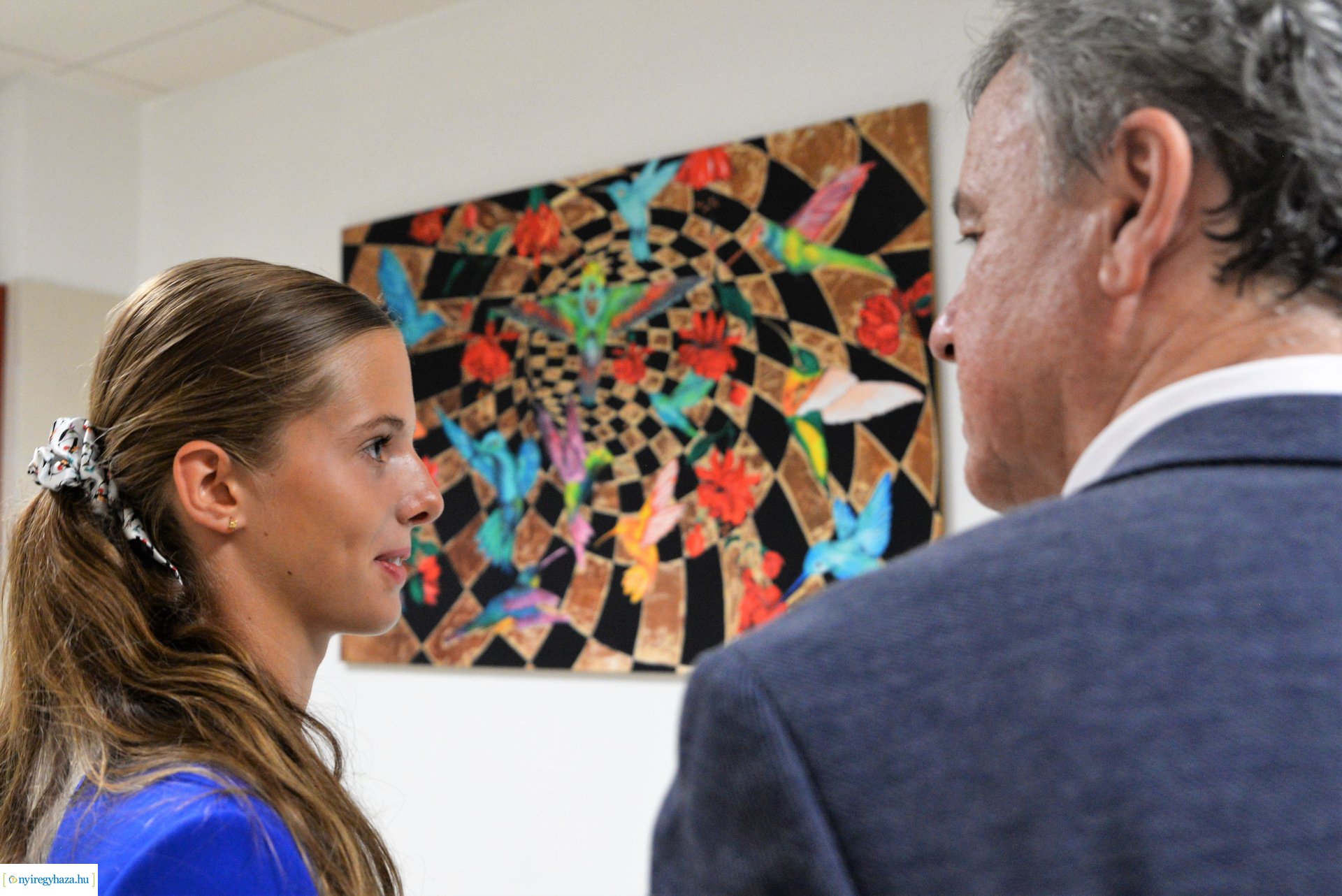 Sávolt Karolina festményei a Fül-Orr-Gégészeti Osztályon