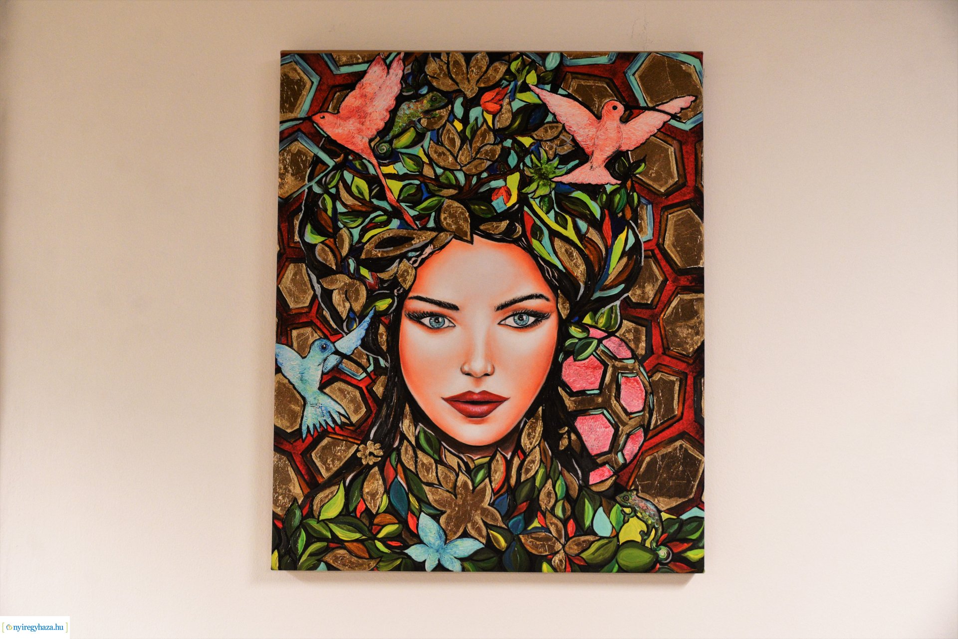 Sávolt Karolina festményei a Fül-Orr-Gégészeti Osztályon