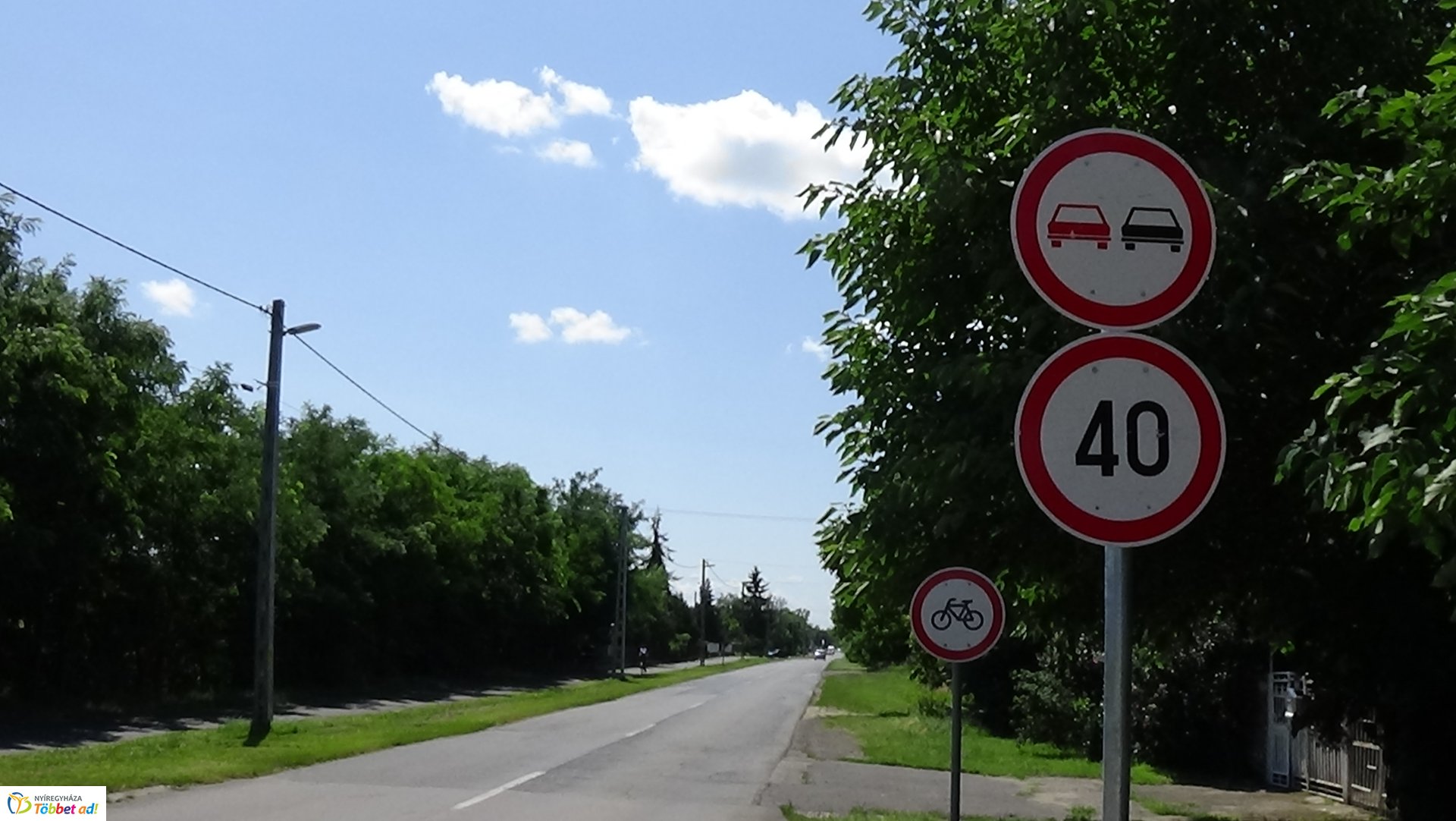 Sebességkorlátozás a Westsik Vilmos úton 