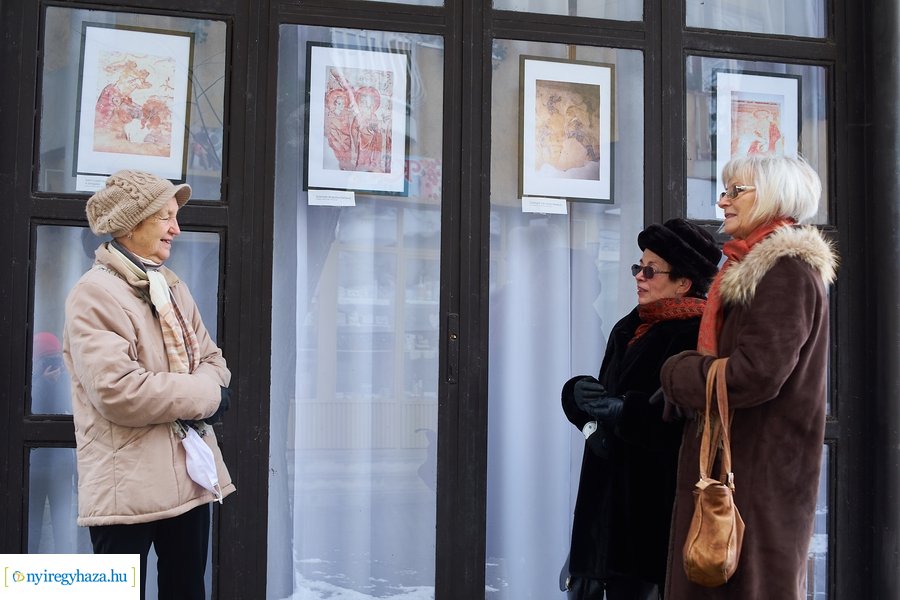 Sipos László kiállítása a Nyírfa téren