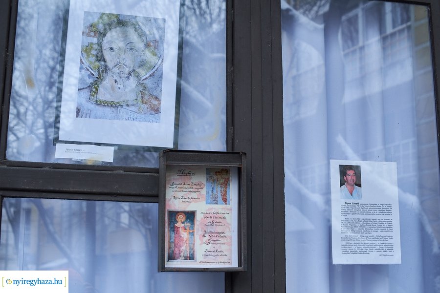 Sipos László kiállítása a Nyírfa téren