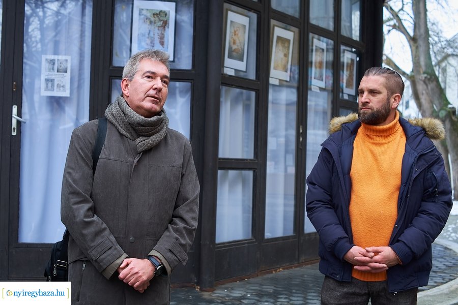 Sipos László kiállítása a Nyírfa téren