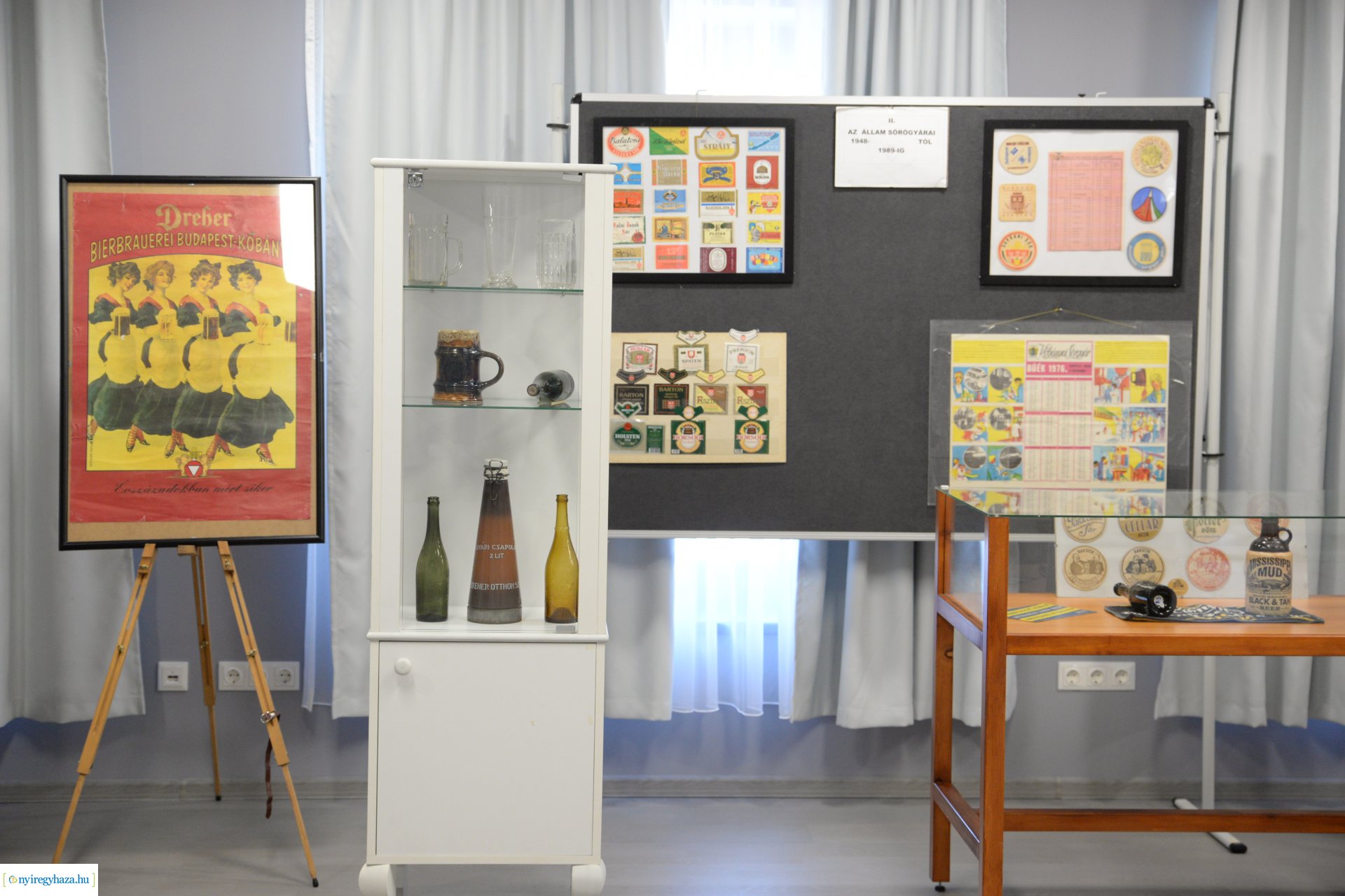 Sörtörténeti kiállítás a Kállay-házban
