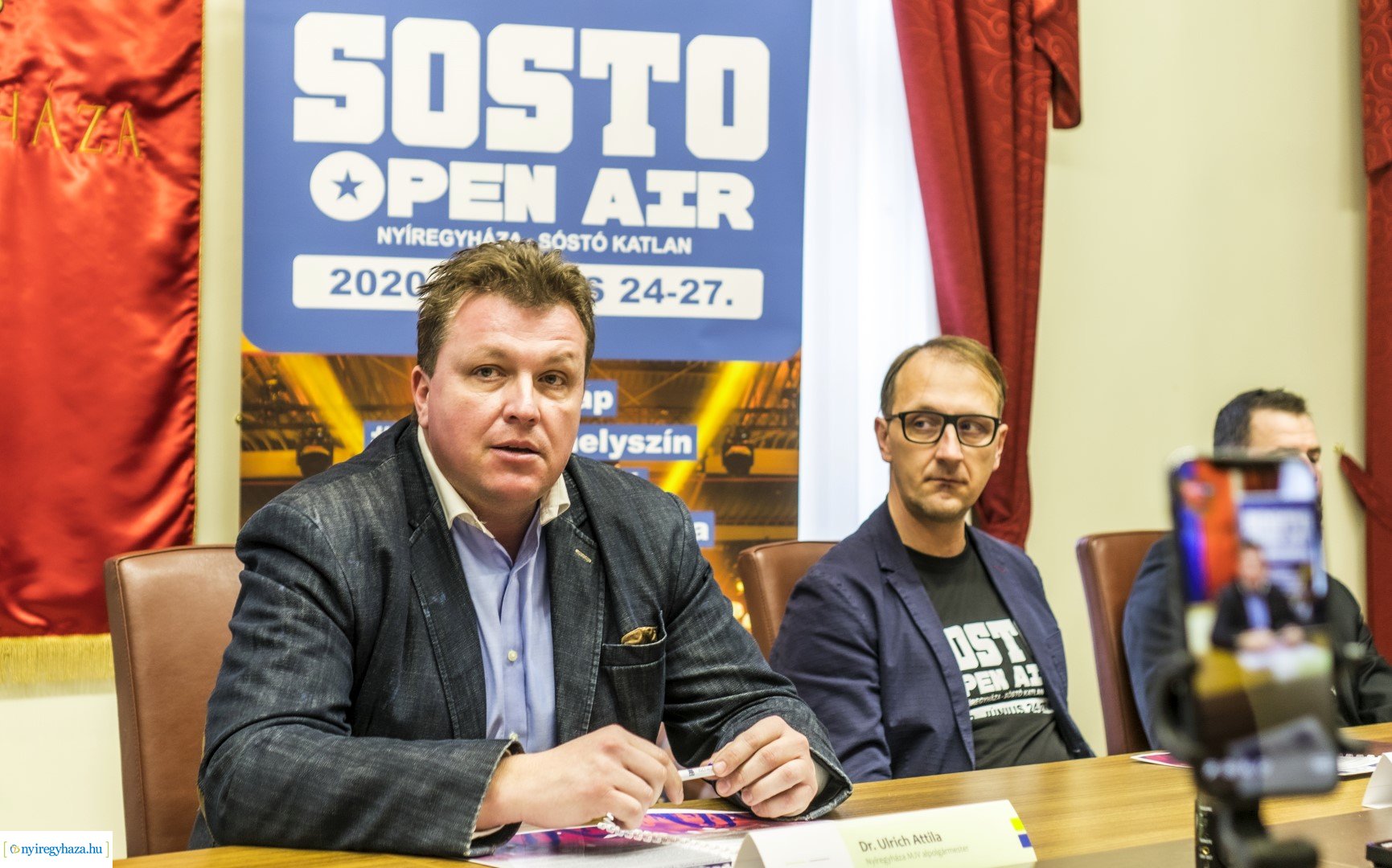 SÓSTÓ OPEN AIR - Sajtótájékoztató a városházán