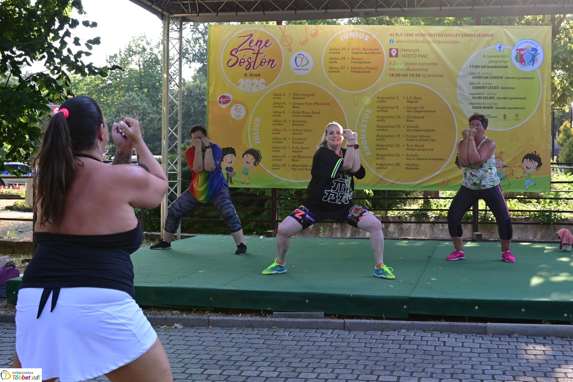 Sóstói fitt esték - zumba a szabadban