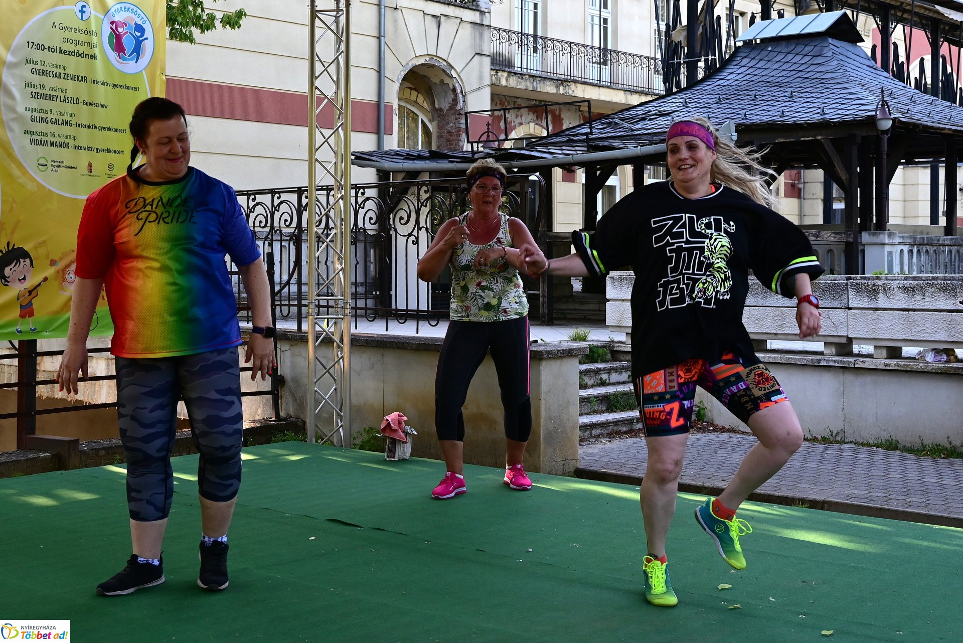 Sóstói fitt esték - zumba a szabadban
