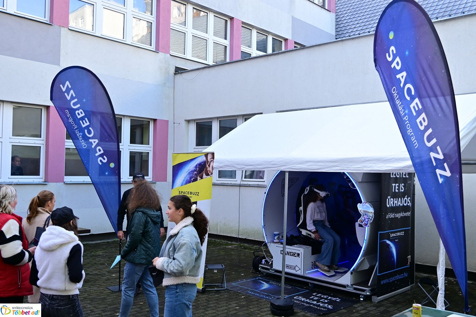 Spacebuzz a Vécsey iskolában 2025 októberében