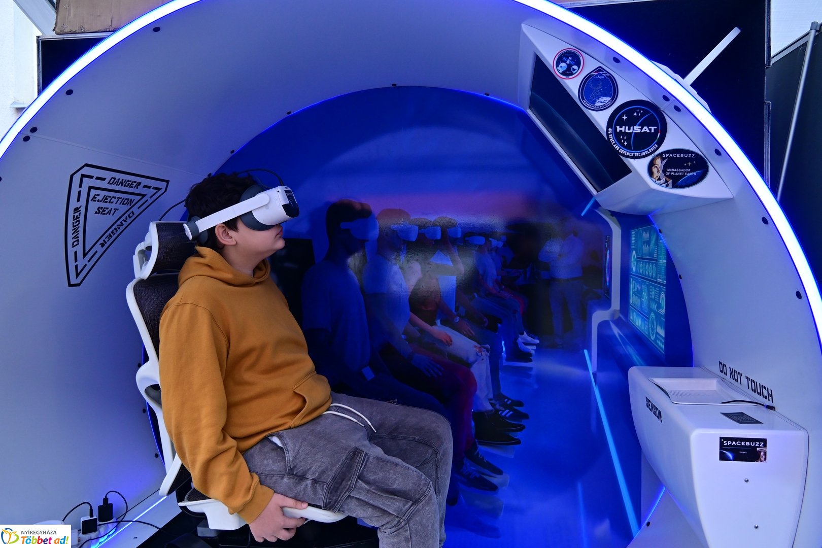 Spacebuzz a Vécsey iskolában 2025 októberében