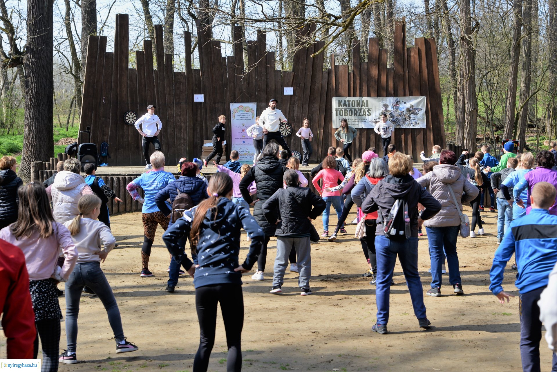 Sportdélután az Erdei Tornapályán