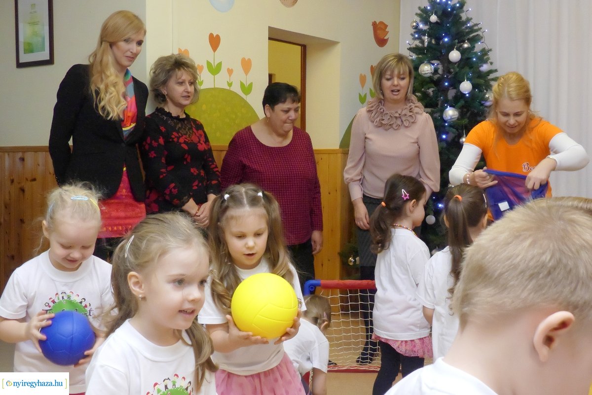 Sporteszköz adomány a Tündérkert óvodának