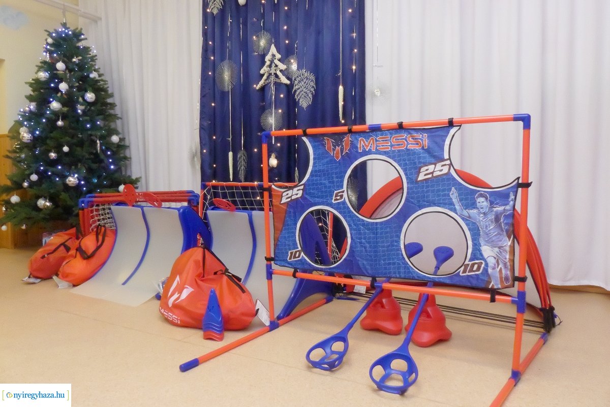 Sporteszköz adomány a Tündérkert óvodának