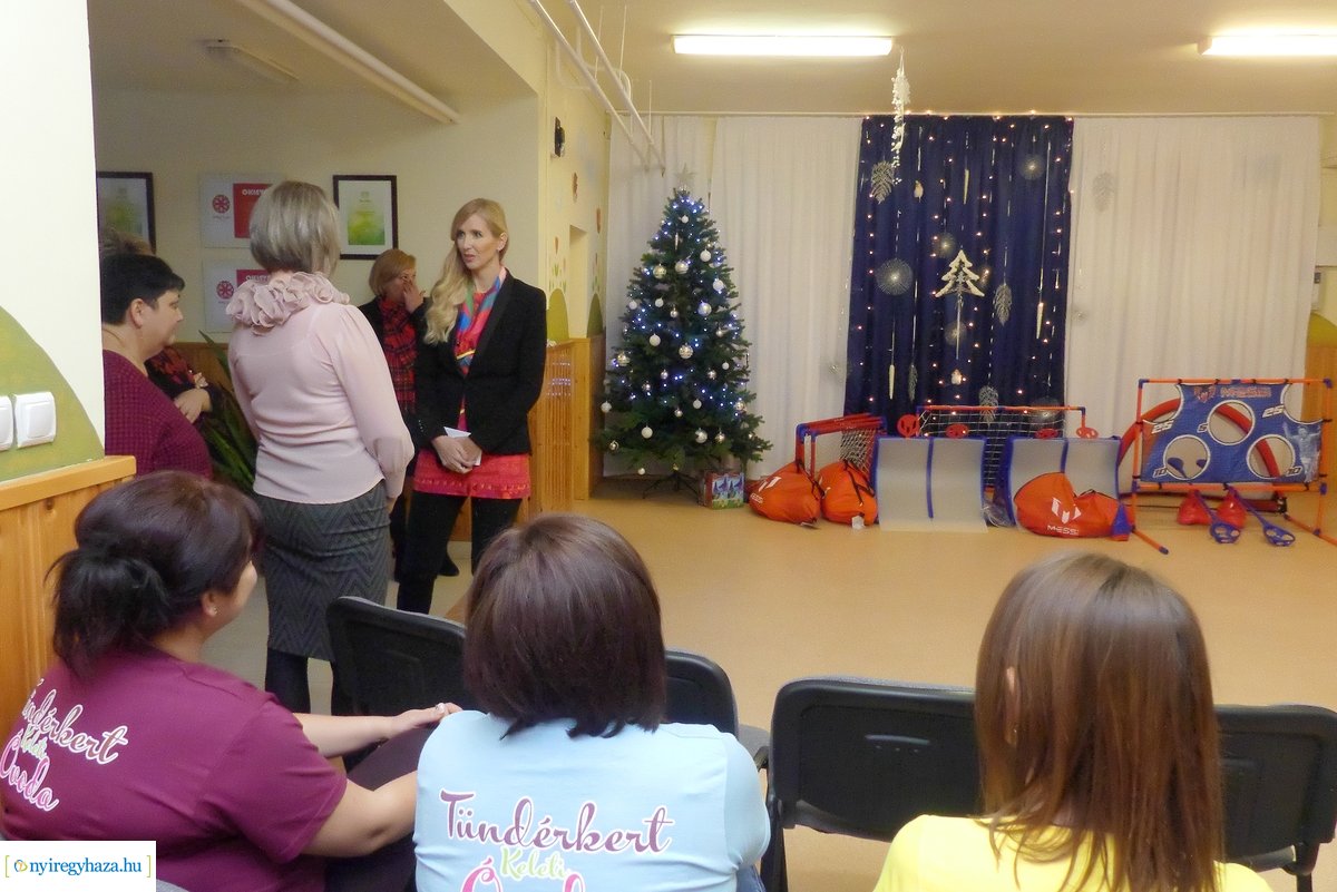Sporteszköz adomány a Tündérkert óvodának