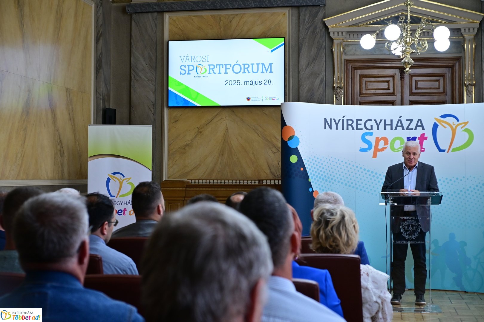 Sportfórum a Városházán 2025 májusában