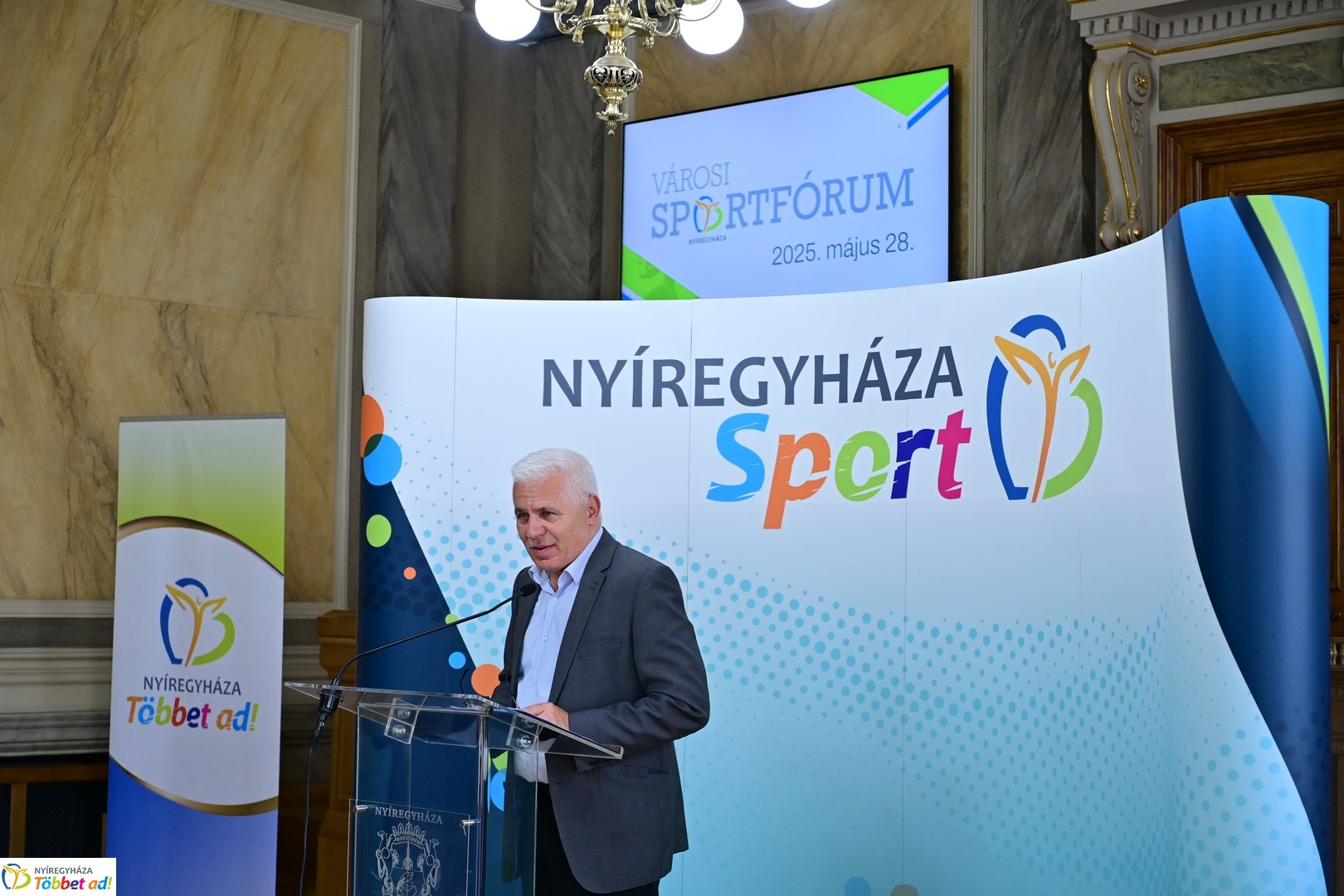 Sportfórum a Városházán 2025 májusában