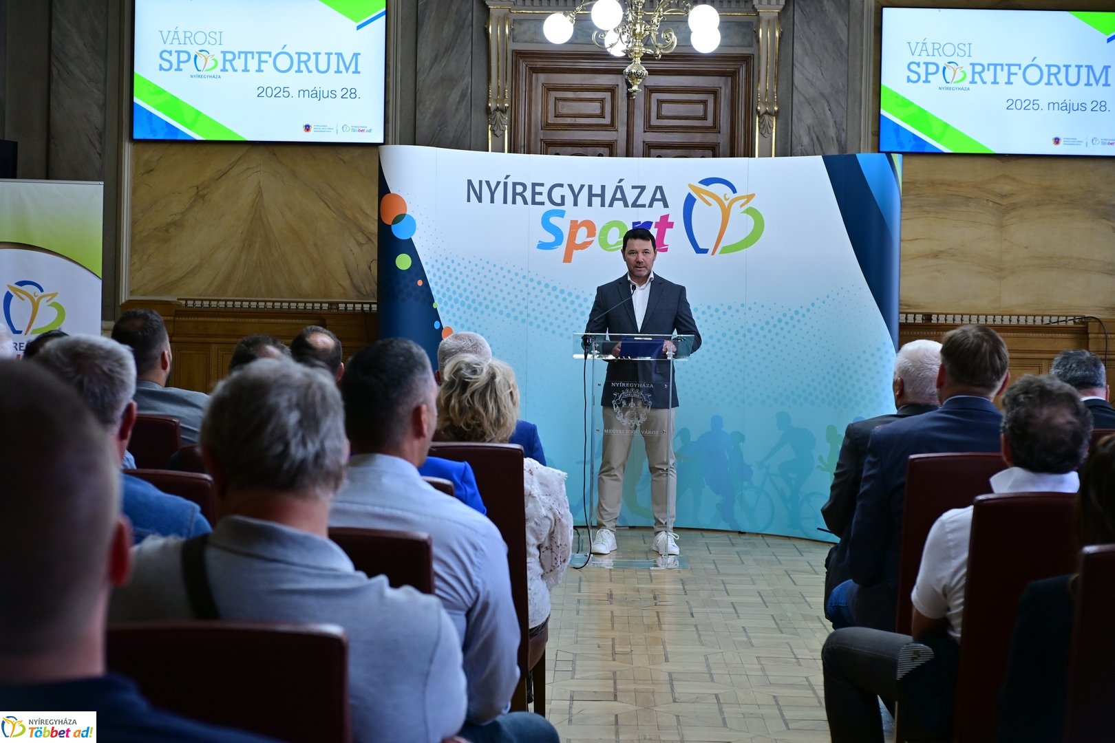 Sportfórum a Városházán 2025 májusában
