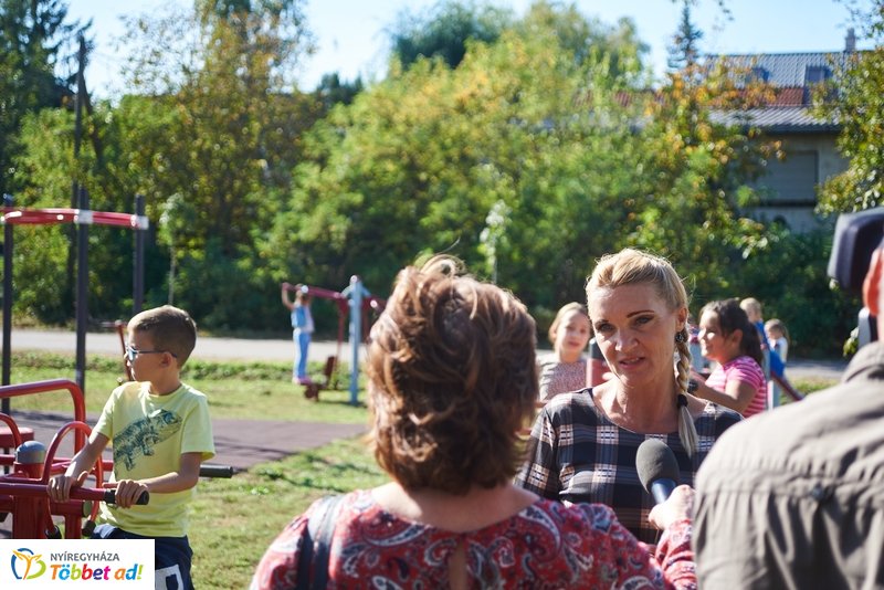 Sportpark a Csiha Kálmán utcán