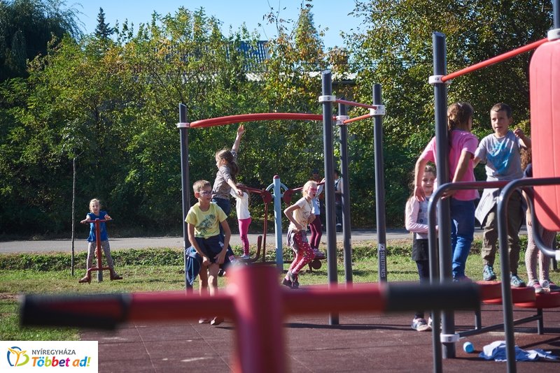 Sportpark a Csiha Kálmán utcán