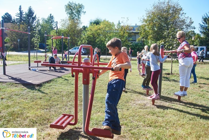 Sportpark a Csiha Kálmán utcán