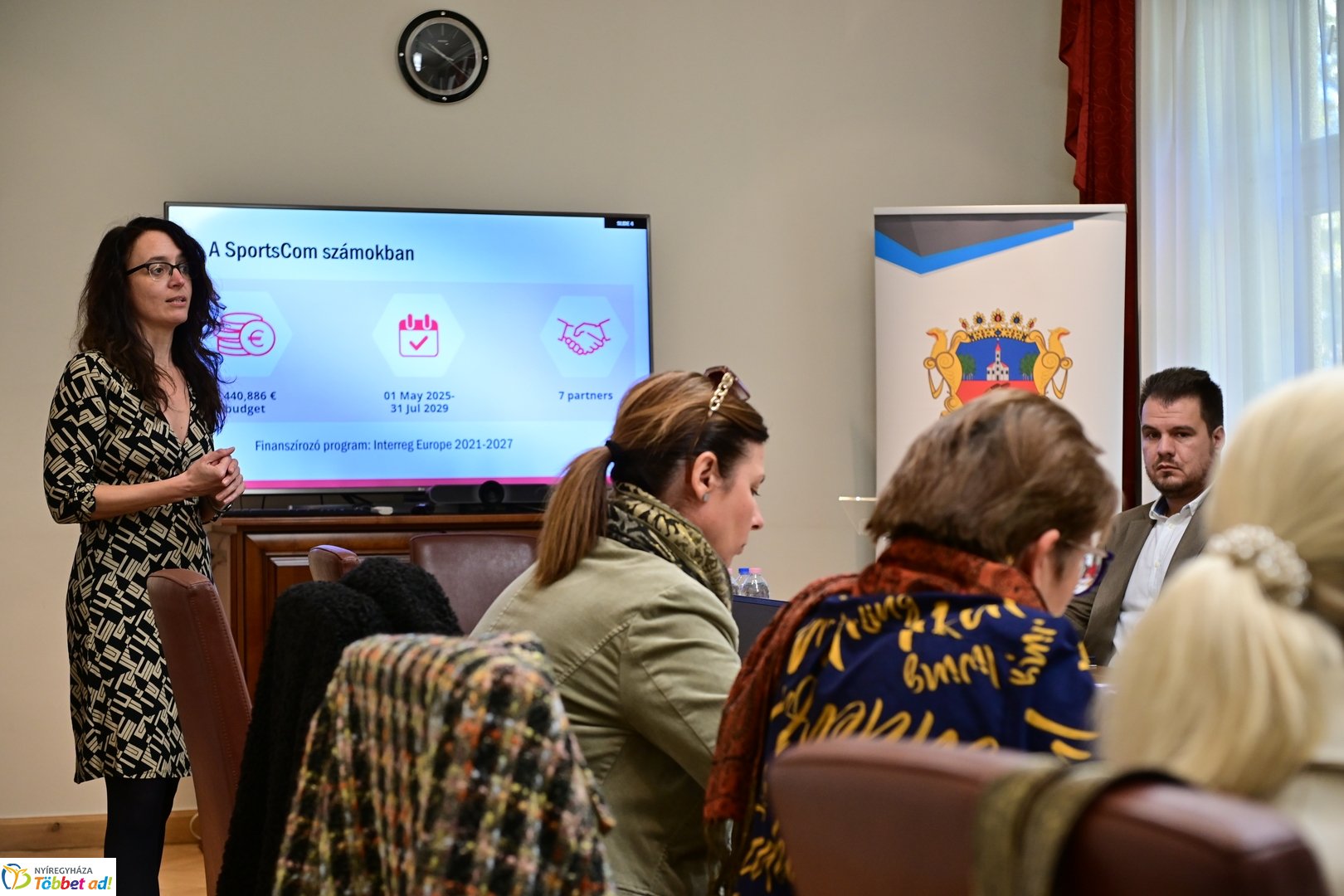 SPORTSCOM csoport ülése a Városházán 2025 októberében