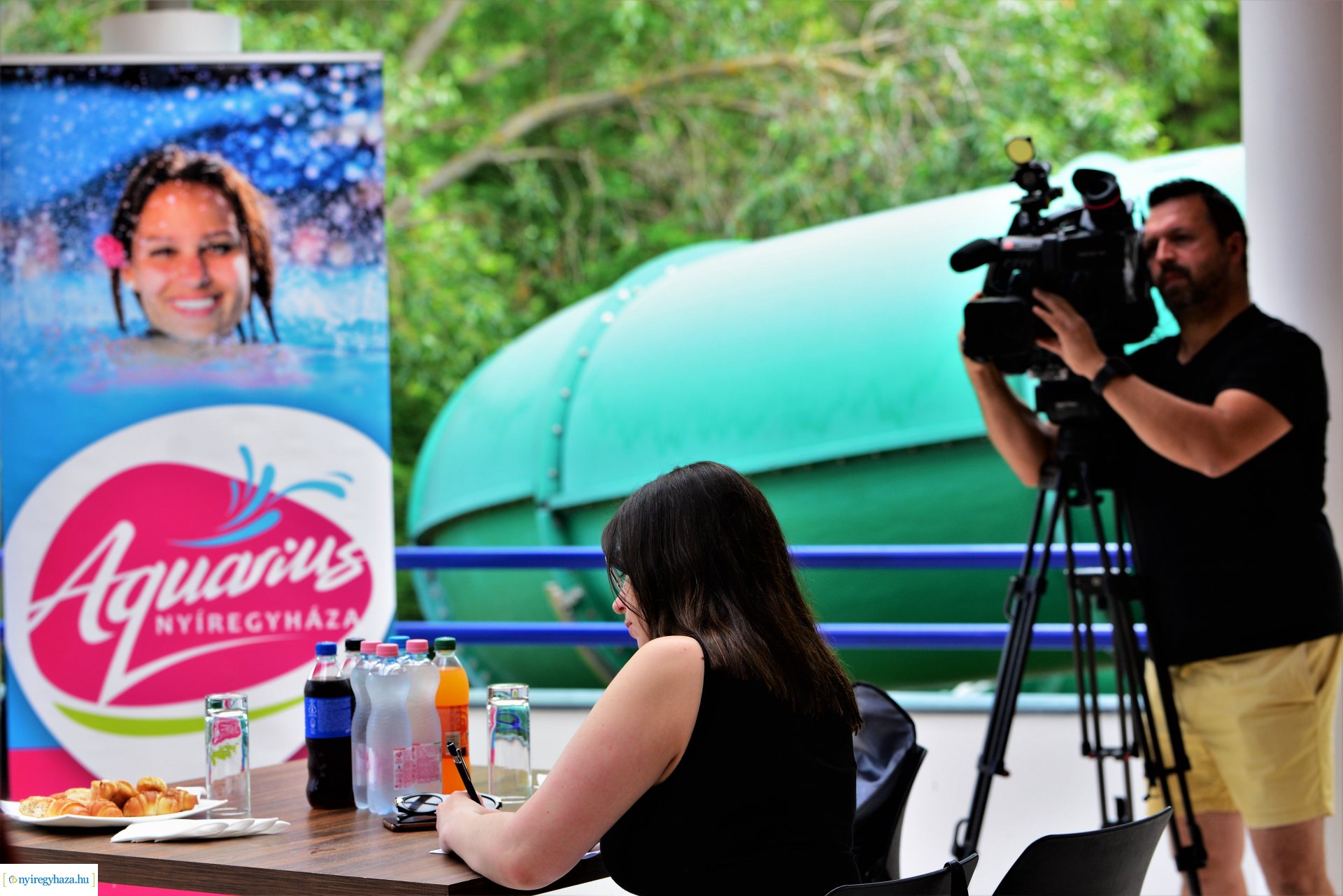 Strandnyitással kapcsolatos sajtótájékoztató