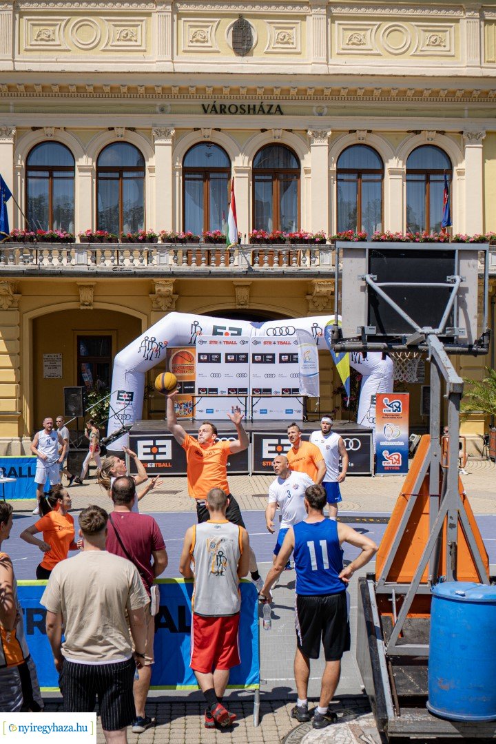 Streetball 2024 Nyíregyháza főterén