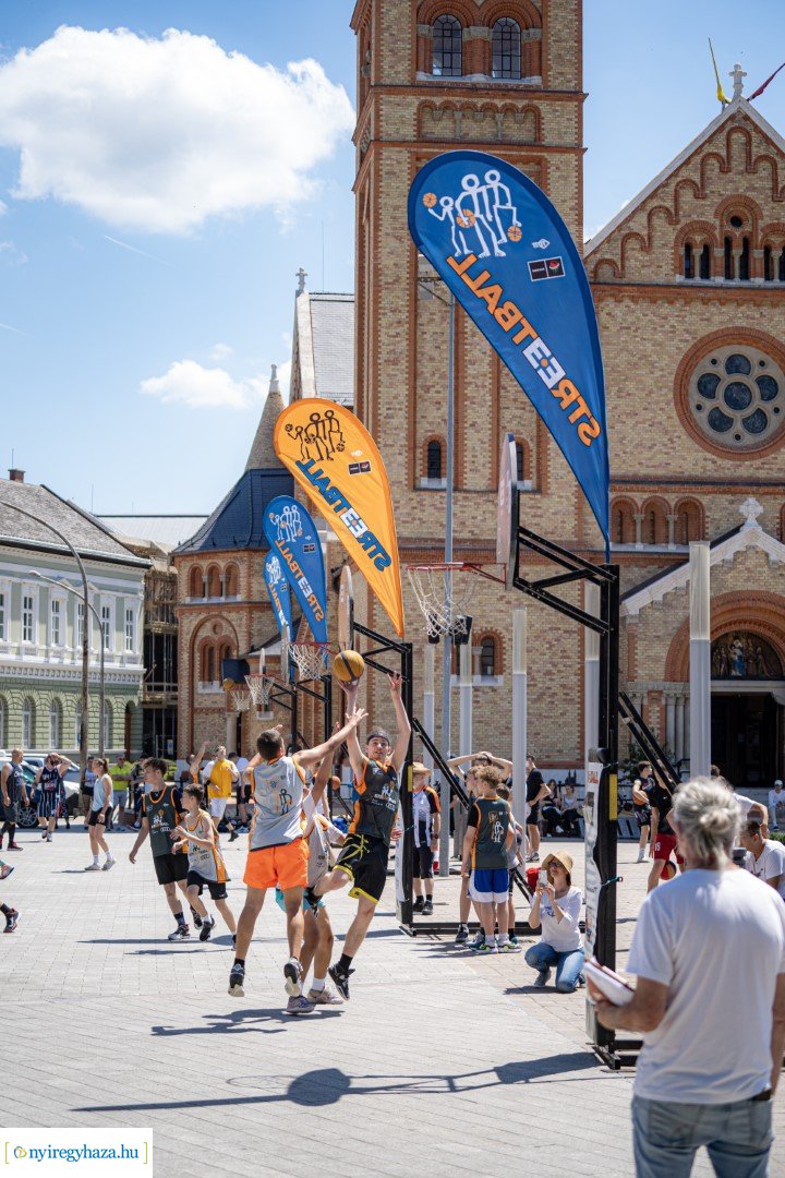 Streetball 2024 Nyíregyháza főterén