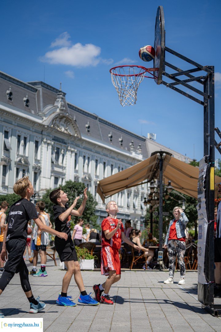Streetball 2024 Nyíregyháza főterén