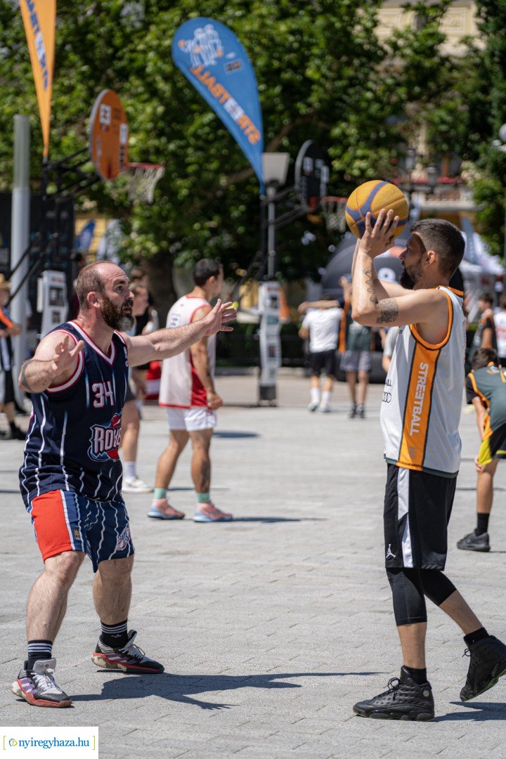 Streetball 2024 Nyíregyháza főterén