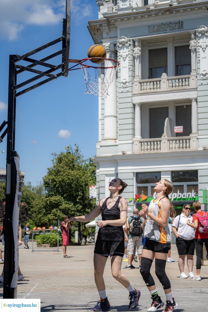 Streetball 2024 Nyíregyháza főterén