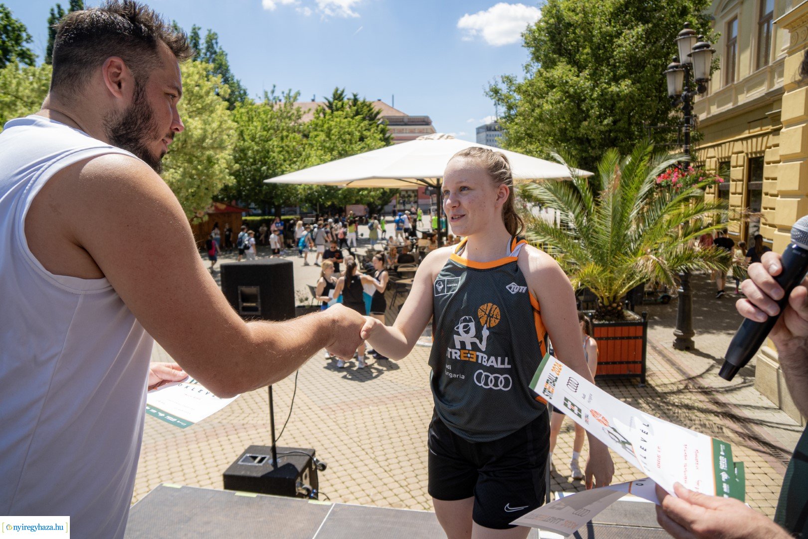 Streetball 2024 Nyíregyháza főterén