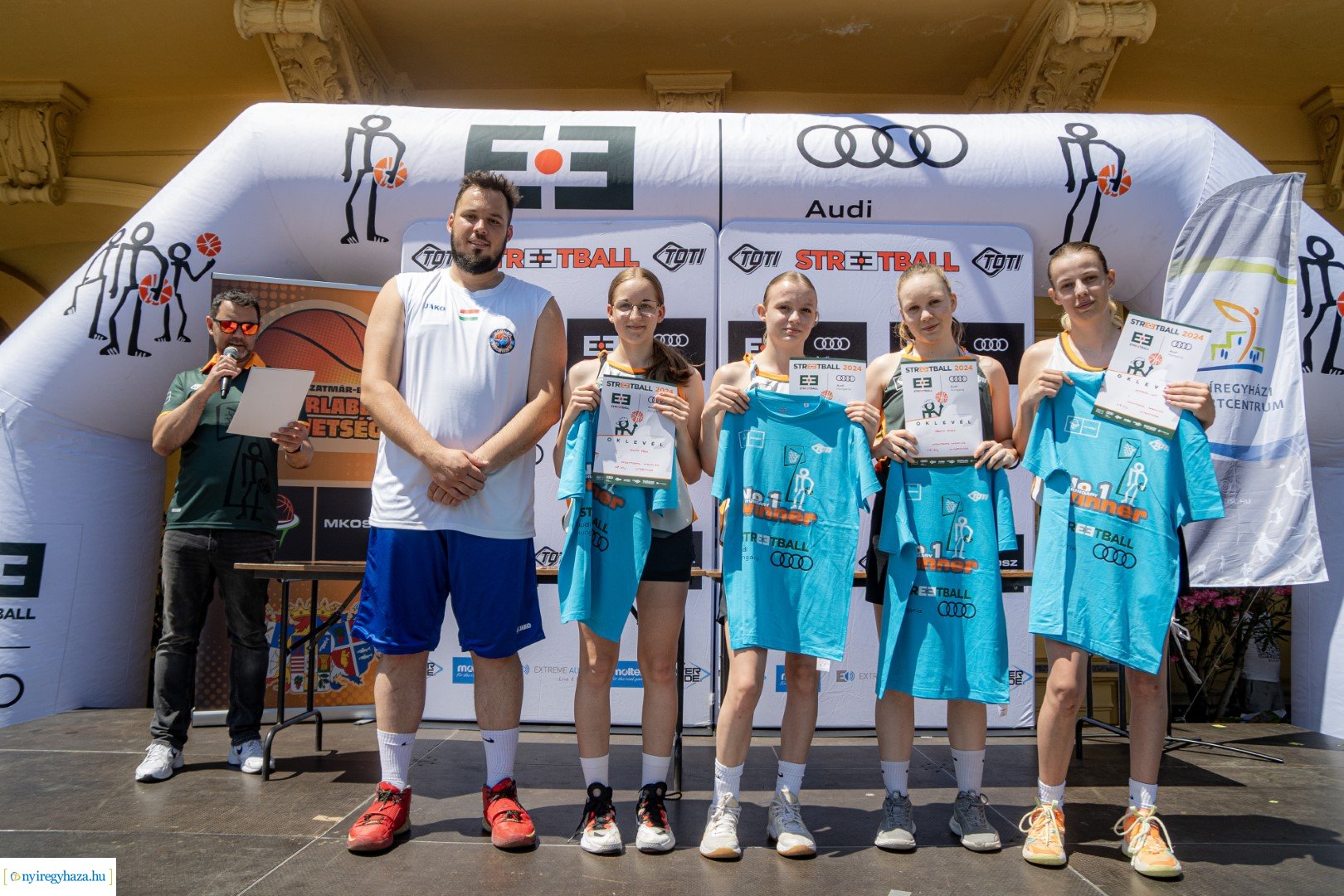 Streetball 2024 Nyíregyháza főterén